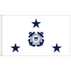 U.S. Coast Guard 3-Star Admiral Flag (non-seagoing)