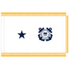 U.S. Coast Guard 1-Star Admiral Fringed Flag (non-seagoing)
