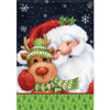 North Pole Friends DuraSoft Garden Flag