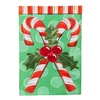 Candy Cane Christmas Applique House Flag