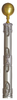 15' Aluminum Telescoping Flagpole- clear anodized