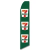 7 Eleven - Green - Feather Flag