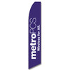 Metro PCS #2 (Purple) Feather Flag