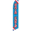 Haircuts Feather Flag