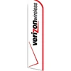 Verizon Wireless (White) Feather Flag