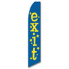 Exit Feather Flag