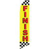 "Finish" Feather Flag