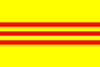 South Vietnam - Miniature 4" x 6" Stick Flag 