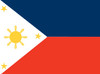 Philippines - 4" x 6" Miniature Stick Flags
