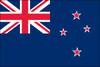 New Zealand - 4" x 6" Miniature Stick Flag