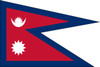 Nepal - 4" x 6" Miniature Stick Flags
