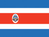 Costa Rica - 4" x 6" Miniature Stick Flags