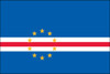 Cape Verde - 4" x 6" Miniature Stick Flags