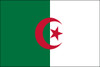 Algeria - 4" x 6" Minature Stick Flags