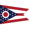 Ohio - 4" x 6" Miniature Stick Flags