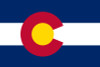 Colorado - 4" x 6" Miniature Stick Flags