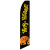 Happy Halloween Feather Flag (Black)