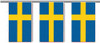 Sweden String Pennant