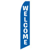 Welcome Feather Flag (Blue)