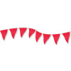 Brilliant Red Fluorescent Mass Pennants (Not True RED)