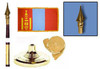 Mongolia Fringed Lobby Set