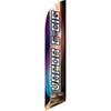 Vapor E-Cig (silver letters) Semi Custom Feather Flag Kit