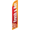 Fresh & Hot Pizza (dark red) Semi Custom Feather Flag Kit