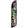 iPhone & iPad Repair (rainbow background) Semi Custom Feather Flag Kit