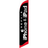 iPhone & iPad Repair (black/red border) Semi Custom Feather Flag Kit
