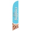 Nails Supplies (blue) Semi Custom Feather Flag Kit