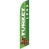 Turkey Legs (green background) Semi Custom Feather Flag Kit