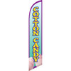 Cotton Candy (yellow letters, purple border) Semi Custom Feather Flag Kit