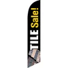 Tile Sale (White Letters) Semi Custom Feather Flag Kit