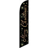 Merry Christmas (black background) Semi Custom Feather Flag Kit