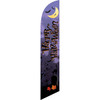 Happy Halloween (purple background) Semi Custom Feather Flag Kit