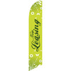 Now Leasing (light green background) Semi Custom Feather Flag Kit
