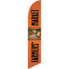 Farmers' Market (orange background) Semi Custom Feather Flag Kit