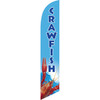 Crawfish (blue background) Semi Custom Feather Flag Kit