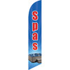 Spas (blue background) Semi Custom Feather Flag Kit