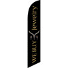 We Buy Jewelry (gold letters) Semi Custom Feather Flag Kit
