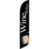 Wine Tasting (black background) Semi Custom Feather Flag Kit