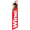 Wine Tasting (red background) Semi Custom Feather Flag Kit