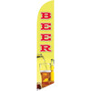 Beer (yellow-green background) Semi Custom Feather Flag Kit