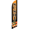 Sushi (black letters) Semi Custom Feather Flag Kit