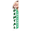Dental Implants (white and light green background) Semi Custom Feather Flag Kit