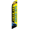 Buy Here Pay Here (black and yellow background) Semi Custom Feather Flag Kit