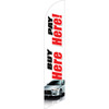 Buy Here Pay Here! (white background) Semi Custom Feather Flag Kit
