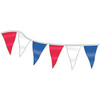 Red White Blue Mass Pennants