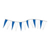 Blue and White Icicle String Pennants