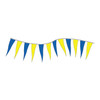 Blue and Yellow Icicle String Pennants